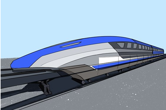 人工智能磁懸浮技術(shù)打造磁懸浮汽車。效果圖