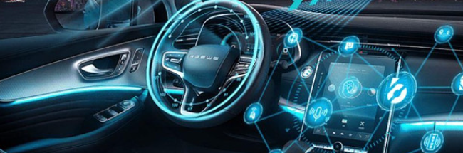 人與汽車智能交互完善無人駕駛。效果圖